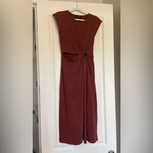 Rich brown dress size S